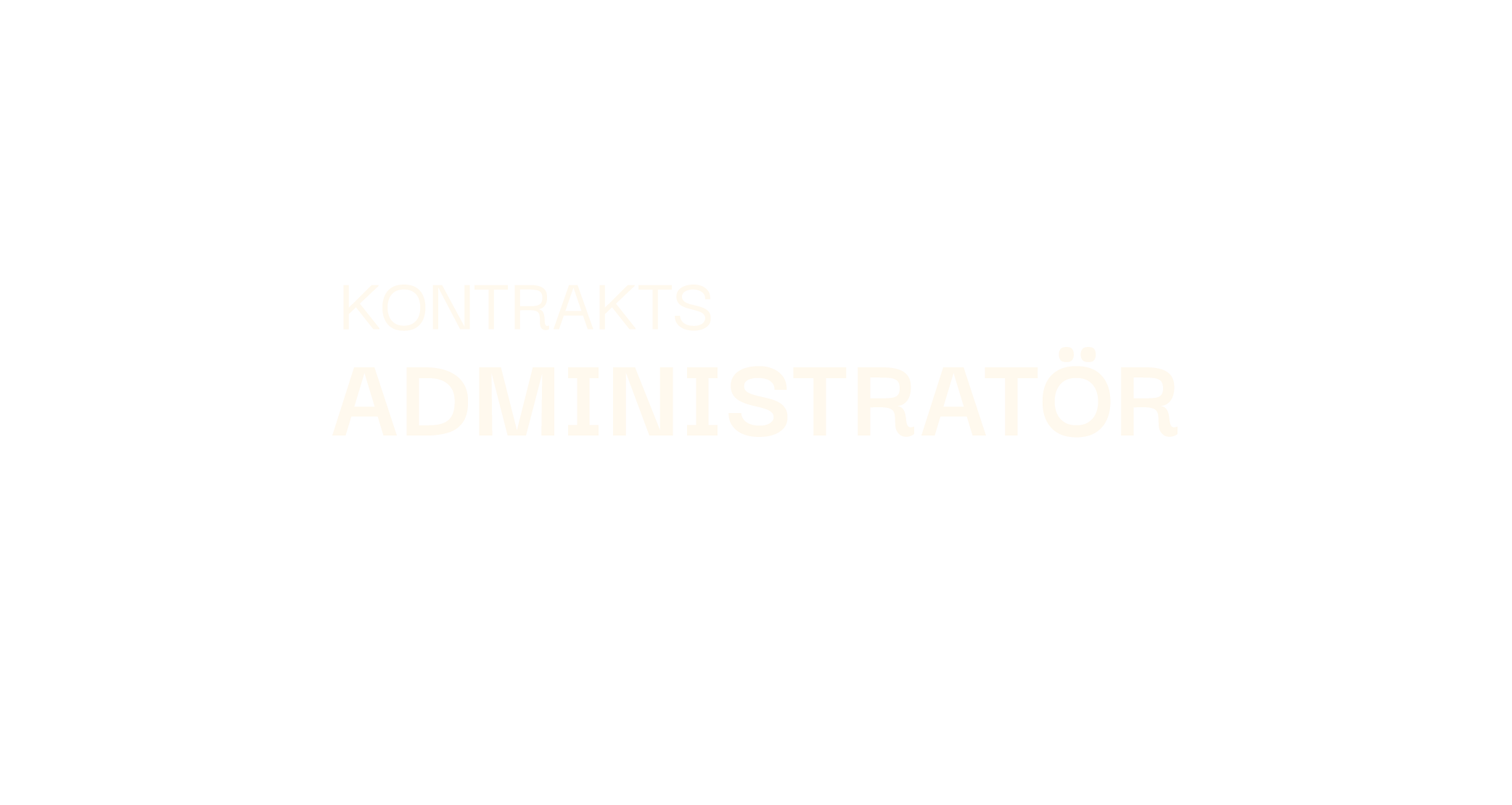 kontraktsadministratör