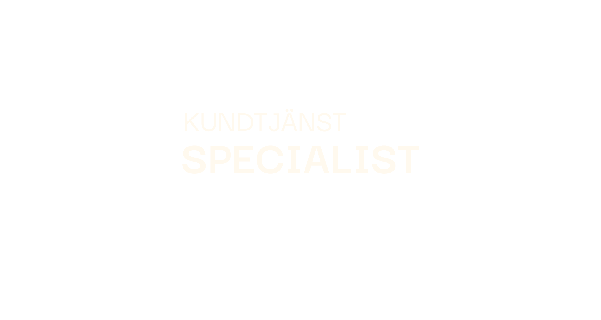 kundtjänstspecialist