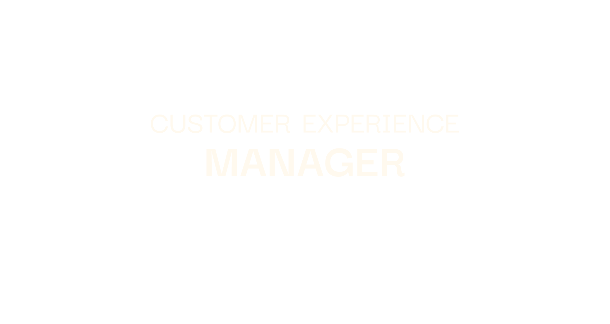 customer experiance manager/cem