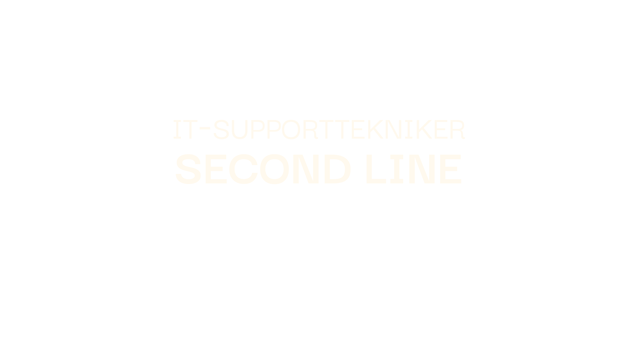 it-supportekniker second line