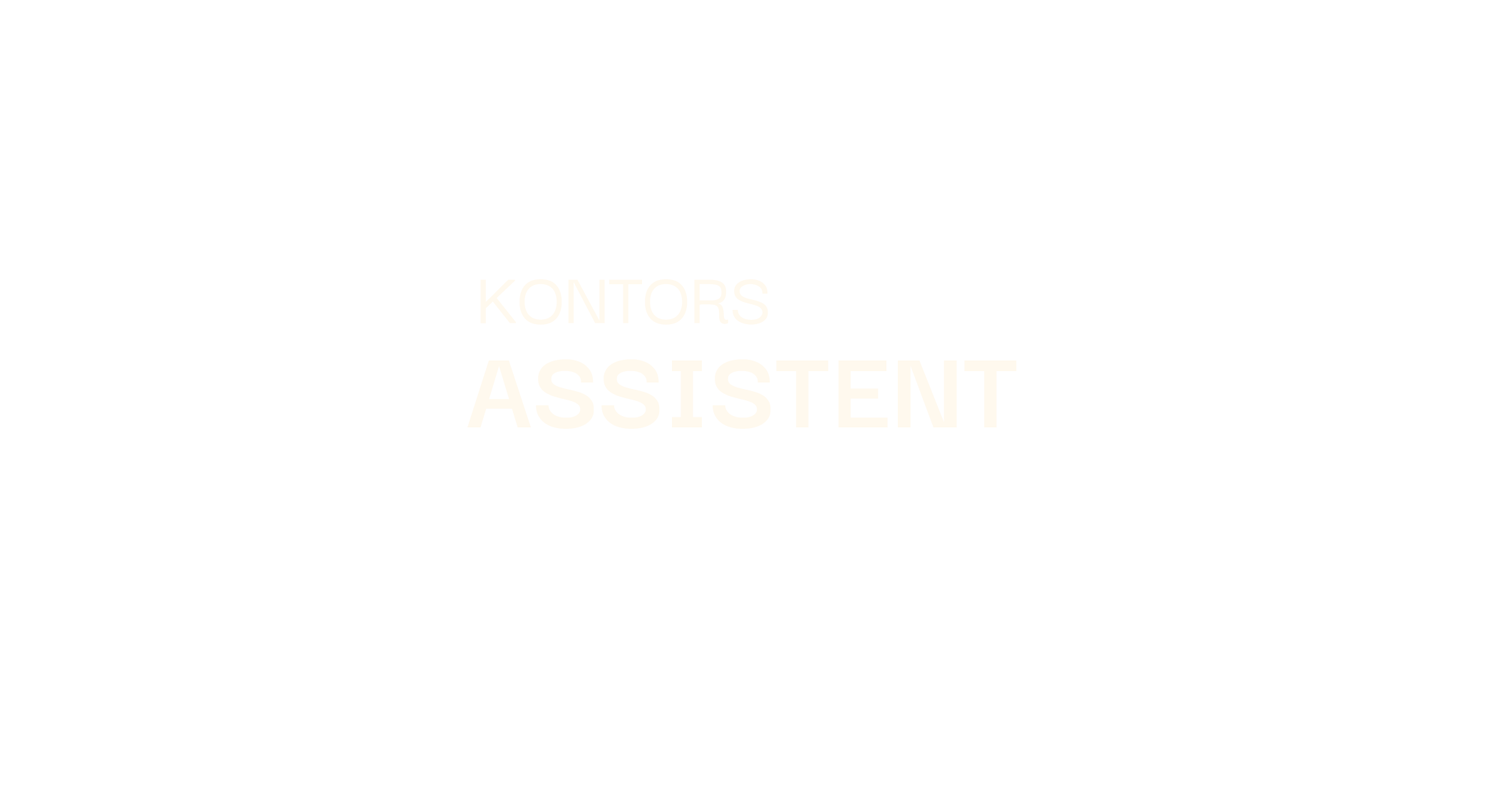 kontorsassistent/office assistant
